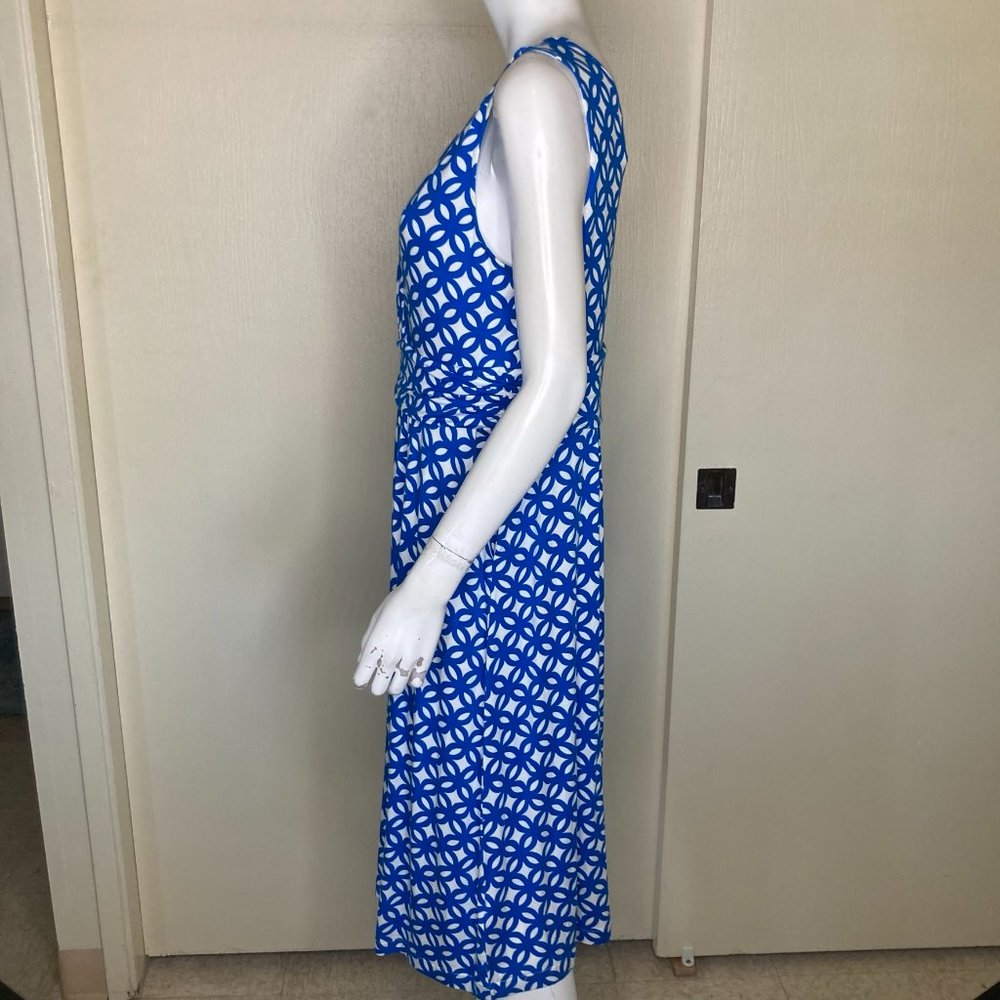 Boden Blue & White Geometric Effie Dress - Picture 3 of 4